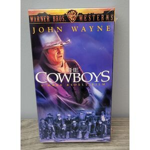 1997 Warner Bros Westerns John Wayne The Cowboys VHS‎ A Mark Rydell Film NEW